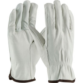 Pip Industries 68-103/L PIP Top Grain Cowhide Drivers Gloves, Straight Thumb, Regular Grade, L image.