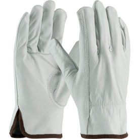 Pip Industries 68-165/L PIP Top Grain Cowhide Drivers Gloves, Keystone Thumb, Quality Grade, L image.