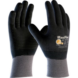 Pip Industries 34-846/S PIP MaxiFlex® Endurance™ Nitrile Coated Gloves, Black, 12 Pairs, S image.