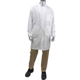 ESD Labcoat, M, White view 2