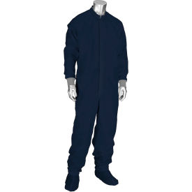 Cleanroom Coverall, M, Navy view 2