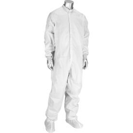 ESD Cleanroom Coverall, 3XL, White view 2