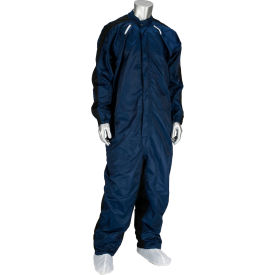 Auto Grid Coverall, M, Navy view 2