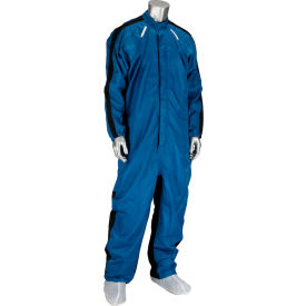 Auto Grid Coverall, XS, Royal Blue view 2