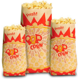 Paragon International 1030 Paragon 1030 Popcorn Bags 1.5 oz 1000/Case image.