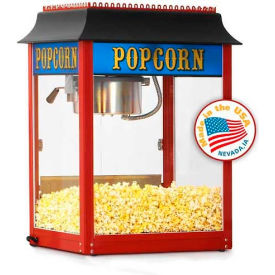 Paragon International 1108910 Paragon 1108910 Antique  Popcorn Machine 8 oz Red 120V 1420W image.