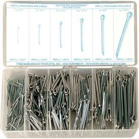 Precision Brand Products 12905 600 Piece Cotter Pin Assortment - Made In USA image.