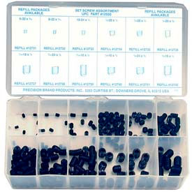 Precision Brand Products 12950 200 Piece Set Screw Assortment - Made In USA image.