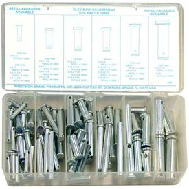 Precision Brand Products 13965 83 Piece Clevis Pin Assortment - Made In USA image.