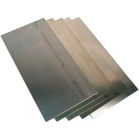 Precision Brand Products 16999 10 Piece Metric Steel Shim Stock Assortment 150mm x 300mm Sheets image.