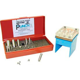 Precision Brand Products 40399 Metric 10" TruPunch® Punch and Die Set with Stand image.