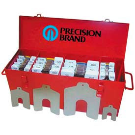Precision Brand Products 42996 300 Piece All-In-One Decimal Slotted Shim Assortment - Made In USA image.
