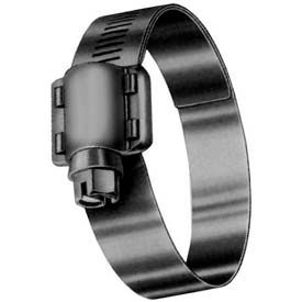 Precision Brand Products 47046 HD8SN 9/16" Band, Heavy Duty 4-Piece Stainless Worm Gear Hose Clamp, 7/16" - 1" Dia. 10-Pack image.