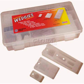 Precision Brand Products 48950 Precision Brand® 37 Piece Wedgies™ Installation Shims, 48950, Assortment, Pkg of 37 - USA image.