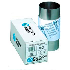 Precision Brand Products 69395 0.008" Aluminum Shim Stock 6" x 100" Roll image.