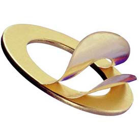 Precision Brand Products 74415 Laminated Brass Arbor Shim 1-1/4" I.D. X 1-3/4" O.D. X 0.125" Thick, 0.002" Lam image.