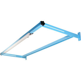 Pro-Line Overhead Light Frame & LED Fixture For 72" Long Station 66-1/2"W x 24"D Light Blue 