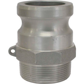 Be Pressure Washer Supply Inc. 90.395.034 3/4" Aluminum Camlock Fitting - Male Coupler x MPT Thread image.