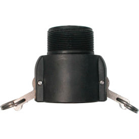 Be Pressure Washer Supply Inc. 90.737.300 2" Polypropylene Camlock Fitting - Female Coupler x MPT Thread image.