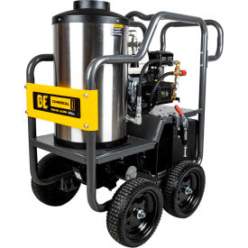 BE Power Hot Water Pressure Washer Honda GX200 3000 PSI 3 GPM 
