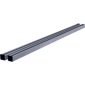 Pro Line UR60-A31 Pro-Line Steel Uprights, 60"W x 1-5/8"D, Gray image.