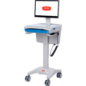 Capsa Solutions, Llc 1854485 Capsa Healthcare M40 Non-Powered Mobile LCD Cart image.