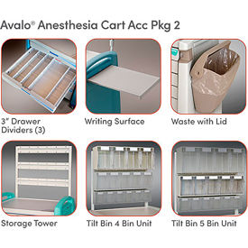 Capsa Solutions, Llc AM-AN-ACCPK2 Capsa Healthcare Avalo® Anesthesia Accessory Package 2 image.