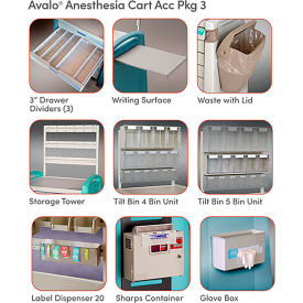 Capsa Solutions, Llc AM-AN-ACCPK3 Capsa Healthcare Avalo® Anesthesia Accessory Package 3 image.