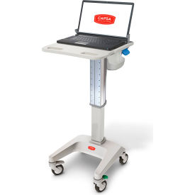 Capsa Solutions, Llc LX5-NG-D00-N-35 Capsa Healthcare LX5 Non-Powered Laptop Cart, No Drawers, 35 lbs. Weight Capacity image.