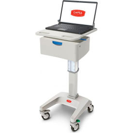 Capsa Solutions, Llc LX5-NG-D01-M-45 Capsa Healthcare LX5 Non-Powered Laptop Cart, One 6" Drawer, 45 lbs. Weight Capacity image.