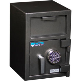 Protex Safe Co. LLC FD-2014 Protex Medium Front Loading Depository Safe With Electronic Lock FD-2014 14" x 14" x 20" Gray image.