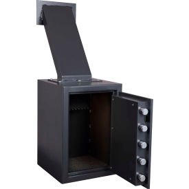 Protex Safe Co. LLC FD-2014LS Protex Through-the-Wall Depository Safe With Drop Chute & Electronic Lock FD-2014LS 14" x 14" x 20" image.