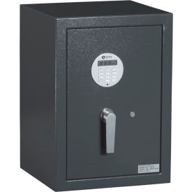 Protex Safe Co. LLC HD-53 Protex Medium Electronic Burglary Safe With Electronic Lock HD-53 14-7/8" x 14-1/4" x 20-7/8" Gray image.