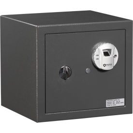 Protex Safe Co. LLC HZ-34 Protex Biometric (Fingerprint) Burglary Safe With Biometric Lock HZ-34 14-1/8" x 13" x 12-7/8" Gray image.