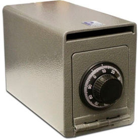 Protex Safe Co. LLC TC-01C Protex Heavy Duty Drop Box with Dial Combo Lock TC-01C 6" x 12" x 8" Gray image.