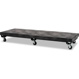 Mobile Dunnage-Rack, 66"W x 24"D x 9"H, Black view 2