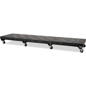 Mobile Dunnage-Rack, 96"W x 24"D x 9"H, Black view 2
