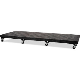 Mobile Dunnage-Rack, 96"W x 36"D x 9"H, Black view 2