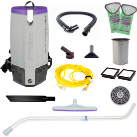 Super Coach Pro 10 Backpack Vacuum with Xover Multi-Surface Telescoping Wand Kit view 2