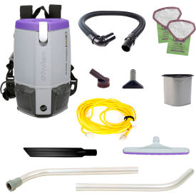 Super Coach Pro 6 Backpack Vacuum with Xover Multi-Surface Two-Piece Wand Tool Kit view 2