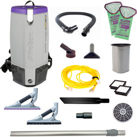 Super Coach Pro 10 Backpack Vacuum with ProBlade Carpet & Hard Surface Floor Tool Kit view 2