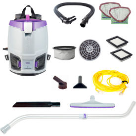 Pro Team 107713 ProTeam® GoFit 3 Backpack Vacuum w/ Xover Multi-Surface Telescoping Wand Tool Kit, 3 Quart image.