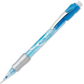 Pentel AL27TC Pentel® Icy Mechanical Pencil, Pocket Clip, Refillable, 0.7mm, Blue/Silver, Dozen image.