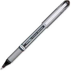Pentel BL27A Pentel® EnerGel NV Liquid Gel Pen, .7mm, Gray Barrel, Black Ink, Dozen image.