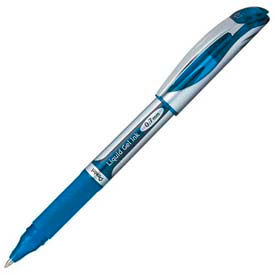 Pentel BL57C Pentel® EnerGel Liquid Gel Ink Pen, Refillable, 0.7mm, Blue Barrel/Ink image.