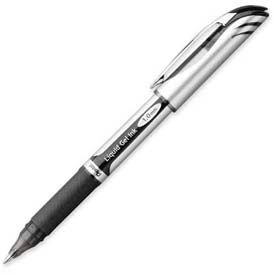 Pentel BL60A Pentel® EnerGel Liquid Gel Ink Pen, Refillable, 1.0mm, Black Barrel/Ink image.