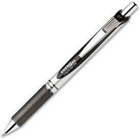 Pentel BL77A Pentel® EnerGel Liquid Retractable Gel Ink Pen, Metal Tip, Refillable, 0.7mm, Black Ink image.