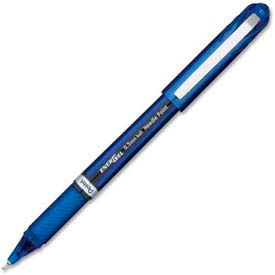 Pentel BLN25C Pentel® EnerGel NV Liquid Gel Pen, .5mm, Blue Barrel, Blue Ink, Dozen image.