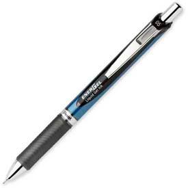 Pentel BLN75A Pentel® EnerGel Retractable Gel Pen, Refillable, Needle Tip, 0.5mm, Black Ink image.