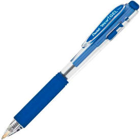 Pentel K437C Pentel® Wow Permanent Gel Pen, Medium, Blue Barrel/Ink, Dozen image.
